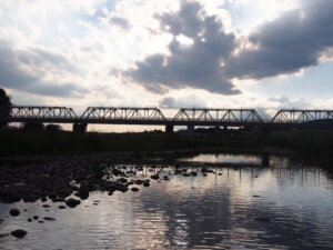 2021年5月23日の渡良瀬橋の写真です。