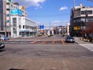 JR足利駅北口を出たところの写真です。