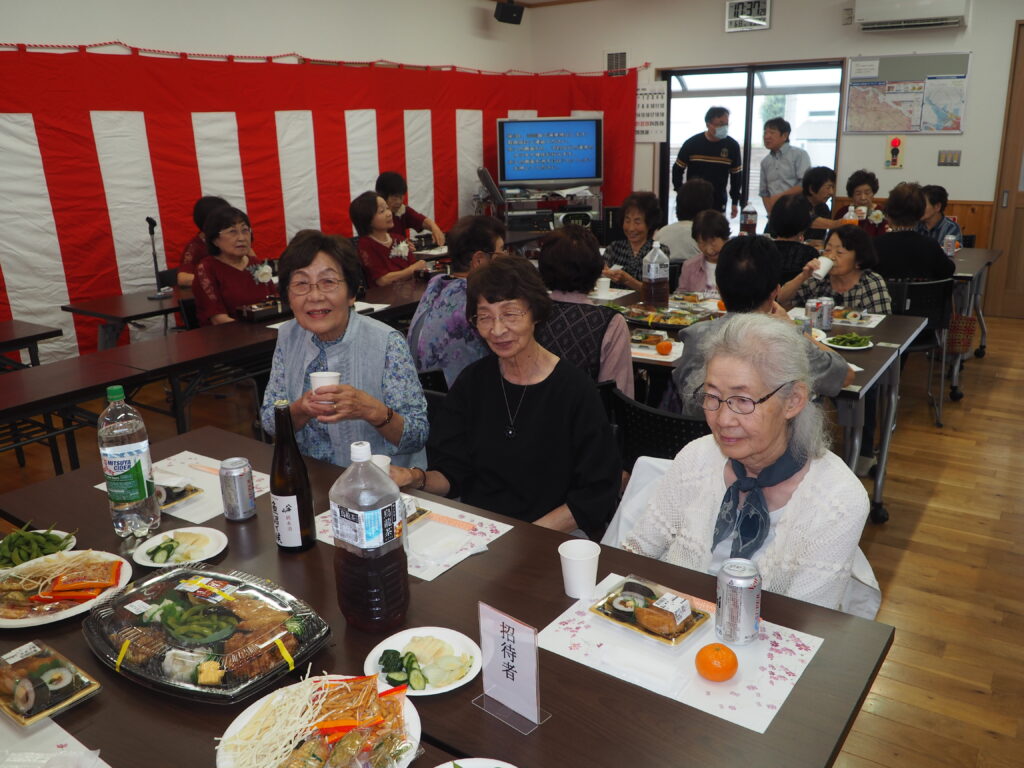 足利市西新井町自治会：令和8年敬老会・懇親会の写真です。