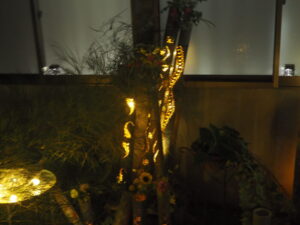 竹あかりの写真です。