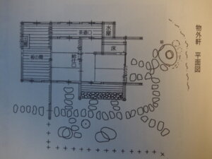 物外軒平面図の写真です。