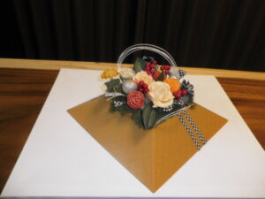 プリザーブドフラワーの写真です。