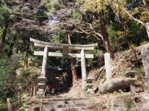 二つ目の鳥居の写真です。