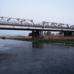渡良瀬橋を西から見た写真です。