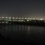 渡良瀬橋夜景の写真です。