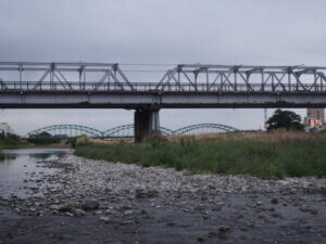 渡良瀬橋と中橋の写真です。