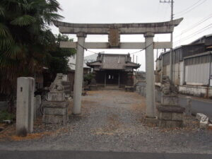 足利市五十部町「八雲神社」の写真です。