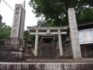 足利市田中町の「八雲神社」の写真です。