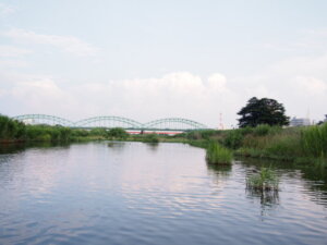 渡良瀬橋の隣の「中橋」の写真です。