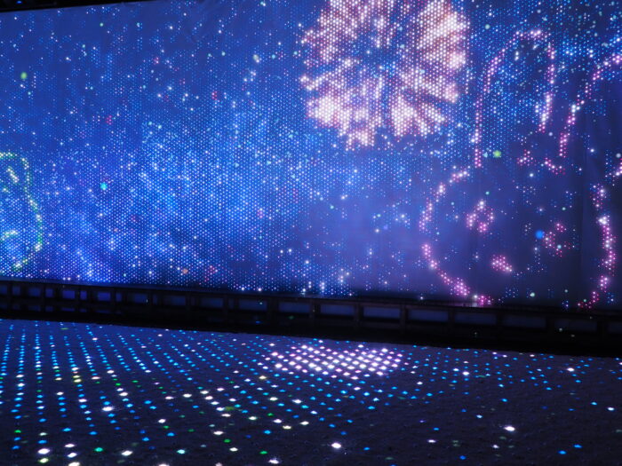 あしかがフラワーパーク：イルミネーションの写真です。