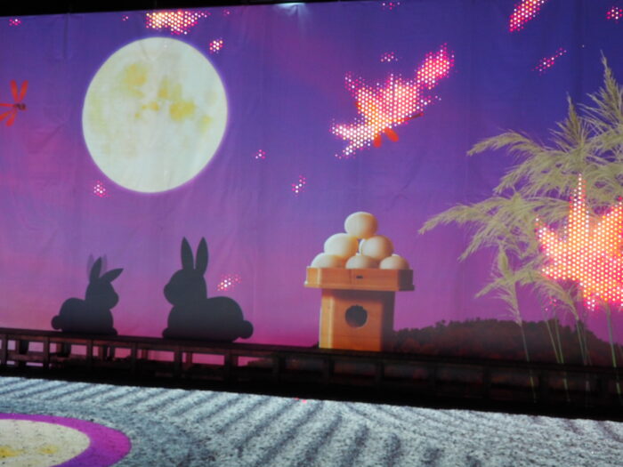 あしかがフラワーパーク：イルミネーションの写真です。