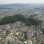 浅間山の航空写真です。