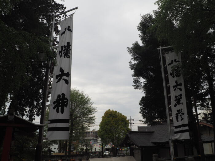 八幡宮:春季例大祭の写真です。