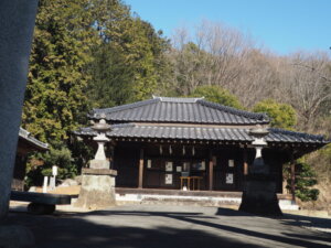 足利雷電神社：社殿の写真です。