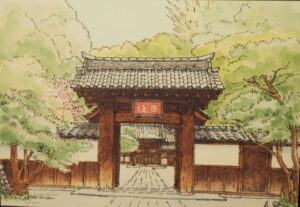 足利学校：長島喜一　画の写真です。(approved-for-publication)