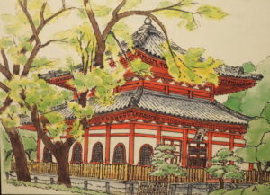 鑁阿寺：長島喜一　画の写真です。(approved-for-publication)