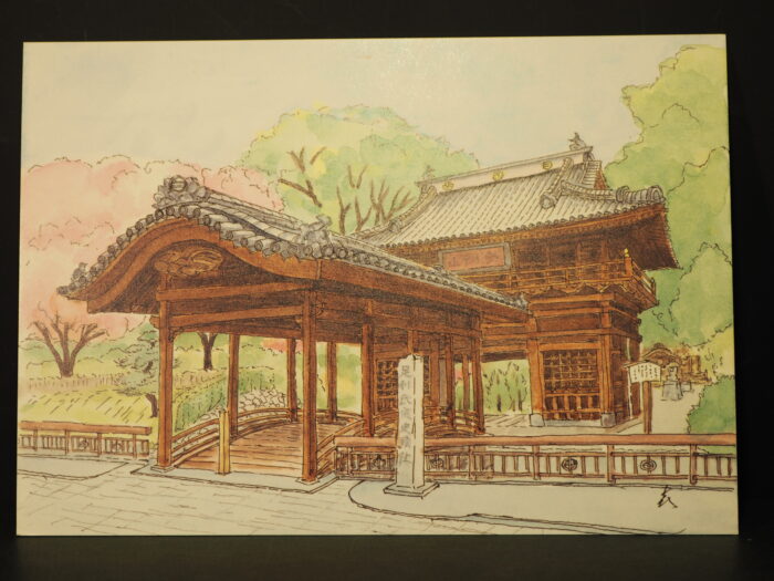 鑁阿寺:長島喜一 画の写真です。