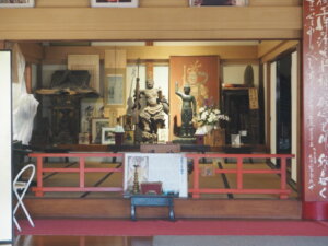 常念寺 毘沙門天像の写真です。