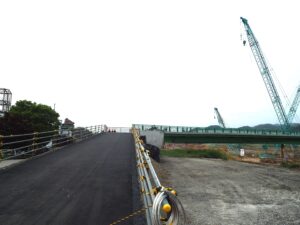 中橋架け替え工事の写真です。