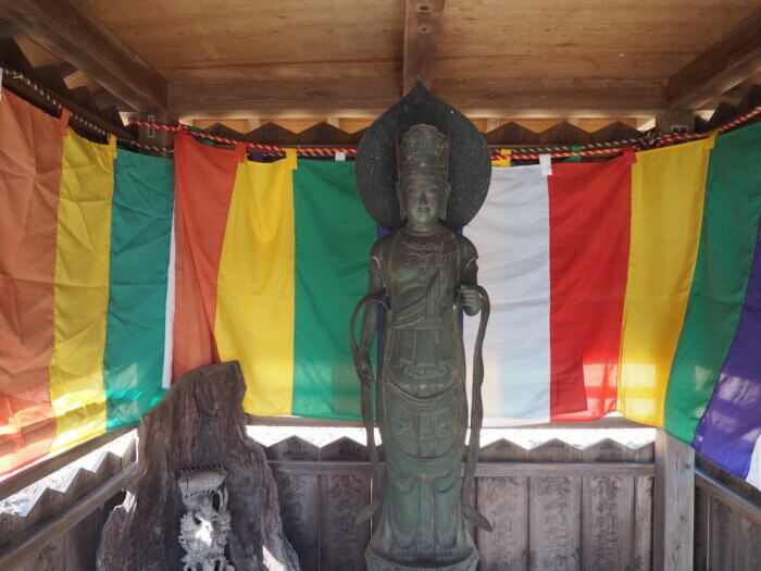 寺岡山元三大師 いじめ除け観世音菩薩の写真です。