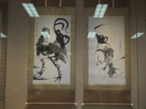 竜泉寺 伊藤若冲の双幅の写真です。