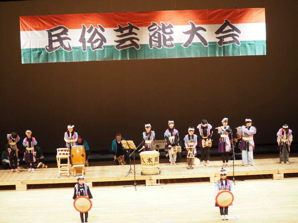 子ども八木節の写真です。