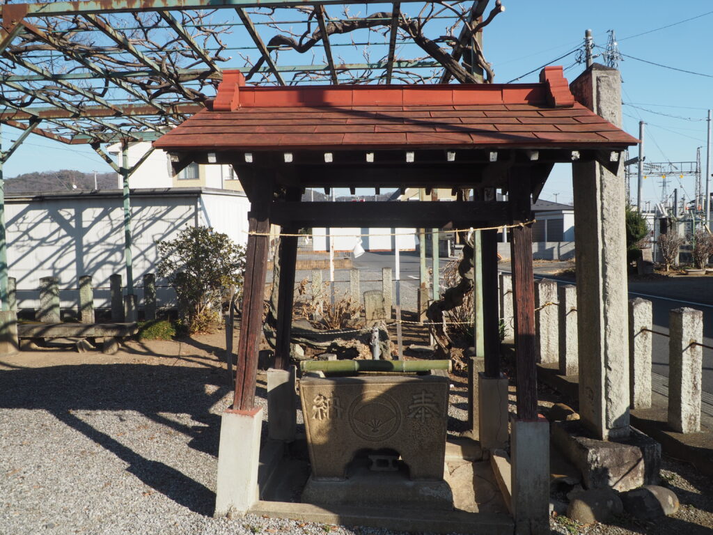 大原神社：手水舎の写真です。