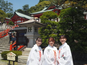 足利織姫神社春季例大祭：神事の写真です。(Posted with permission)