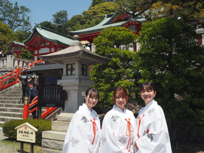 足利織姫神社春季例大祭：神事の写真です。(Posted with permission)