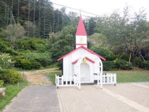 教会の模型の写真です。