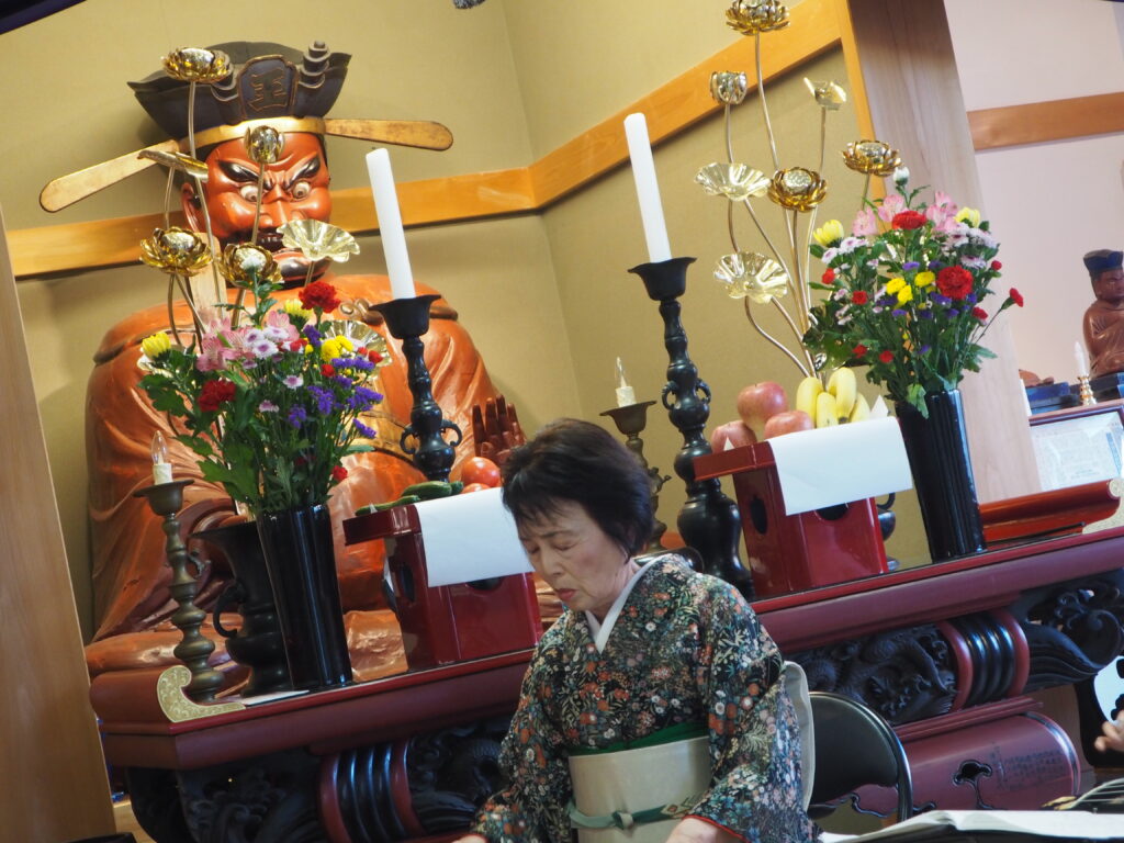閻魔大王大祭前日の写真です。
