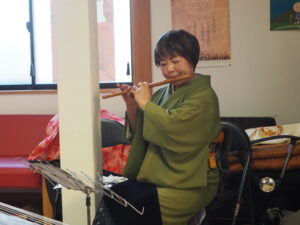 閻魔大王大祭前日：演奏会の写真です。