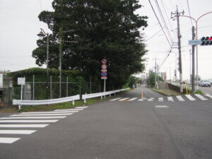 二つ目の横断歩道の写真です。