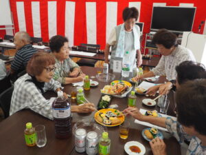 敬老・祝賀会の写真です。