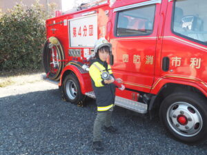 西新井町自治会防災訓練の写真です。