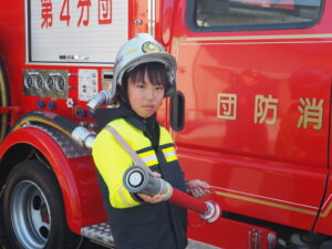 西新井町自治会防災訓練の写真です。