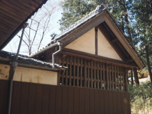 江川八幡宮：本殿の写真です。