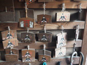 栄富稲荷神社の絵馬の写真です。