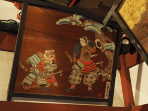 下野国一社八幡宮：幣殿の絵馬の写真です。