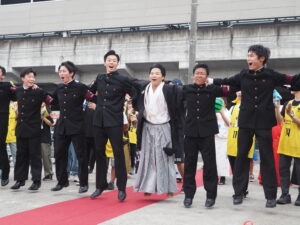 キタグチマルシェ・イベント：ファッションショーの写真です。