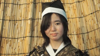 足利鎧武者行列女武者の写真です。