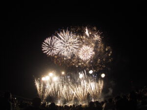 足利花火大会の写真です。