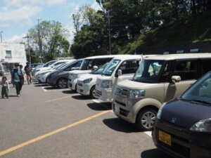 桐生が岡公園第一駐車場の写真です。