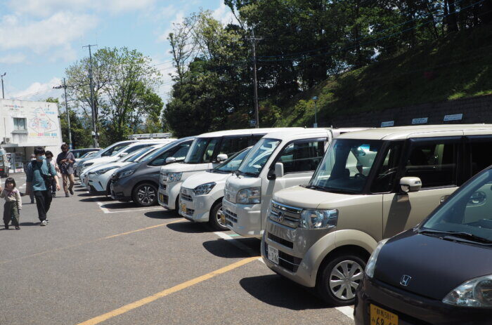 桐生が岡公園第一駐車場の写真です。