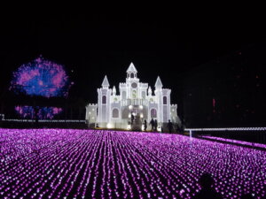 あしかがフラワーパーク「花のお城」の写真です。