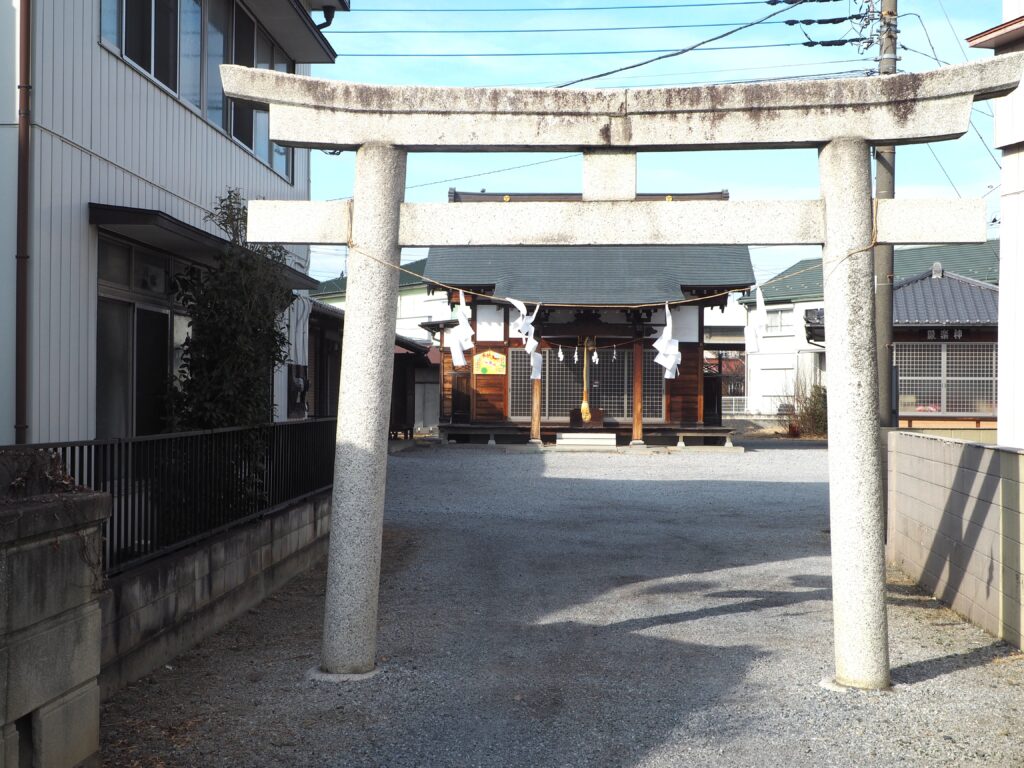 福居町二柱神社の写真です。