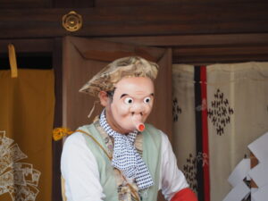 足利織姫神社：奉納神楽の写真です。
