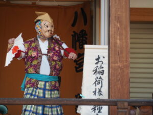 下野一社八幡宮・春季例大祭2024：奉納神楽の写真です。