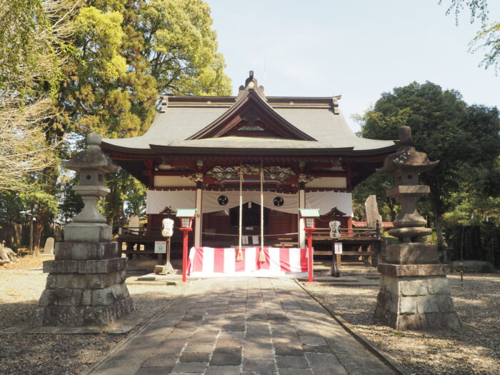下野一社八幡宮:春の例大祭(社殿)の写真です。
