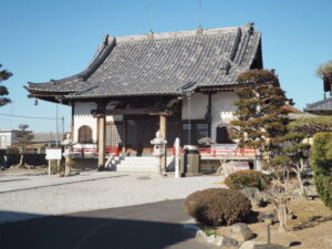 足利三十三観音霊場巡り：本源寺境内の写真です。